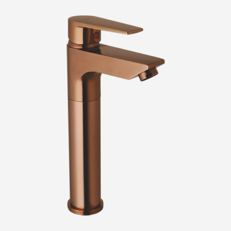 AT-CC-48 PVD ROSE GOLD Single Lever Basin Mixer 12inches Long