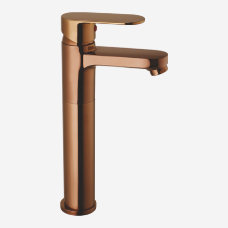 PX-CC-48 PVD ROSE GOLD Single Lever Basin Mixer 12inches Long
